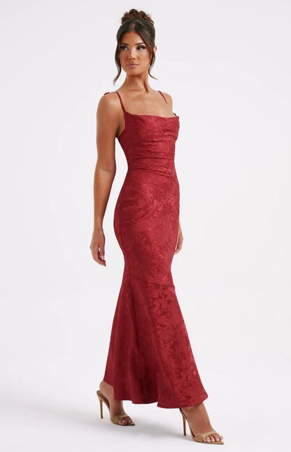 Sensual Floral Maxi Dress