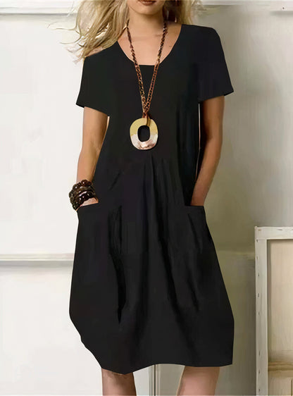 Flattering Comfort Cotton Dress