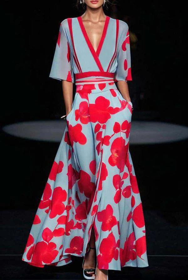 Confidently Elegant Floral Dress
