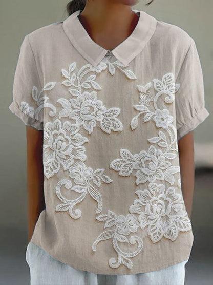 Effortless Vintage Floral Shirt