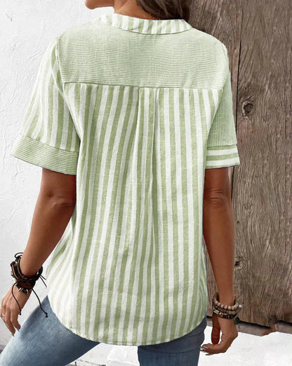 Soft-Stripes Blouse