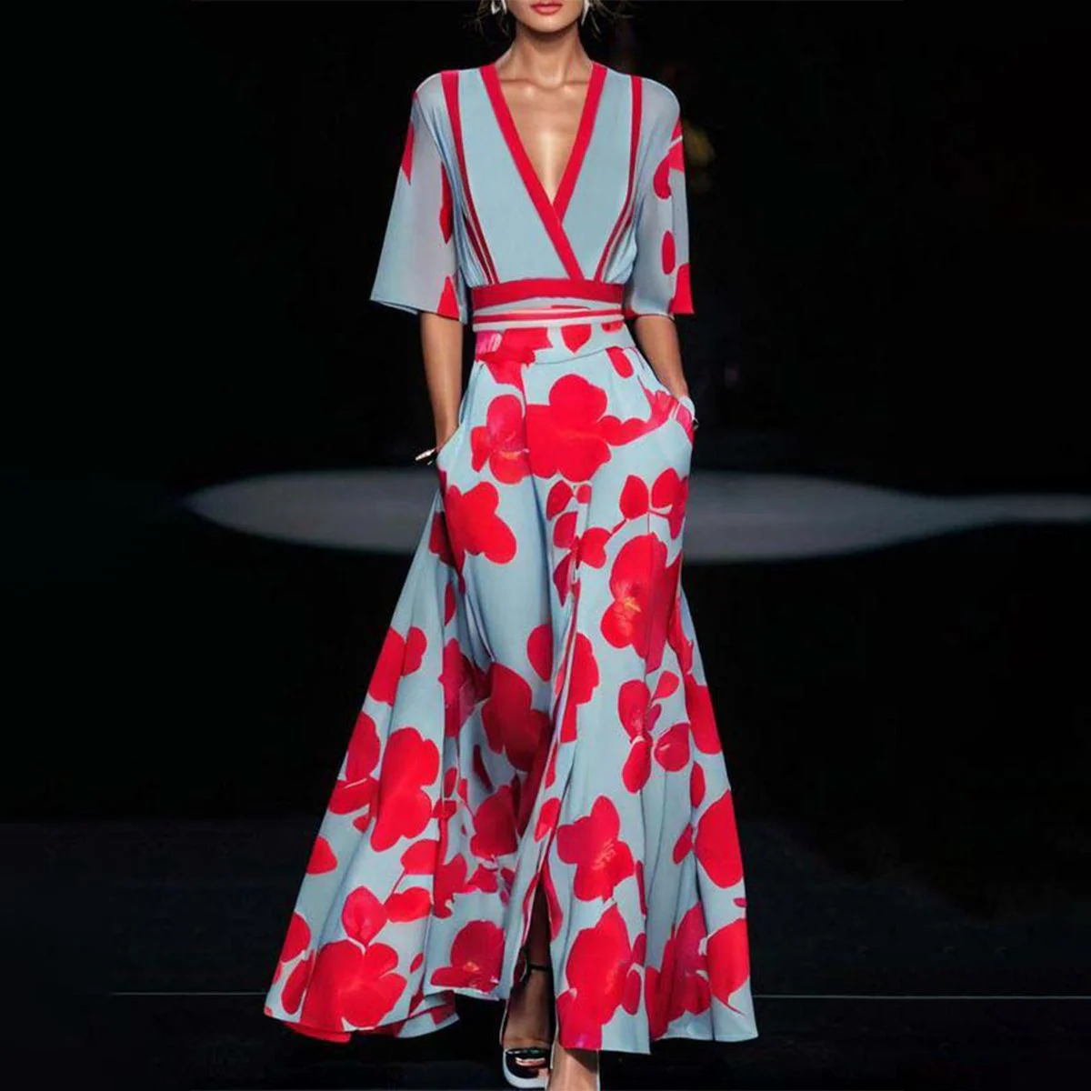 Confidently Elegant Floral Dress
