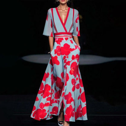 Confidently Elegant Floral Dress