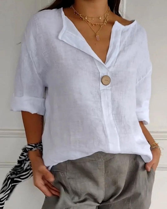 Effortless Chic V-Neck Top