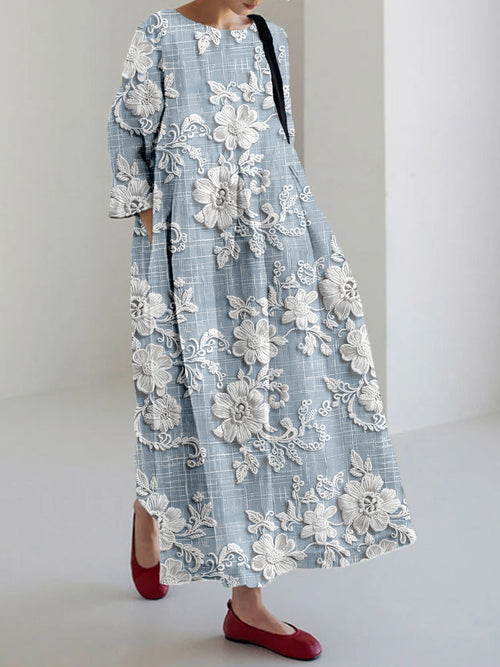 Effortless Elegance Floral Maxi Dress