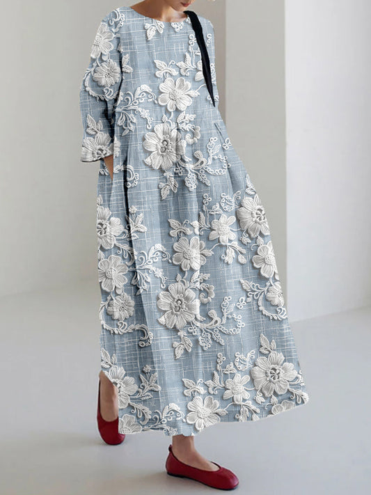 Effortless Elegance Floral Maxi Dress