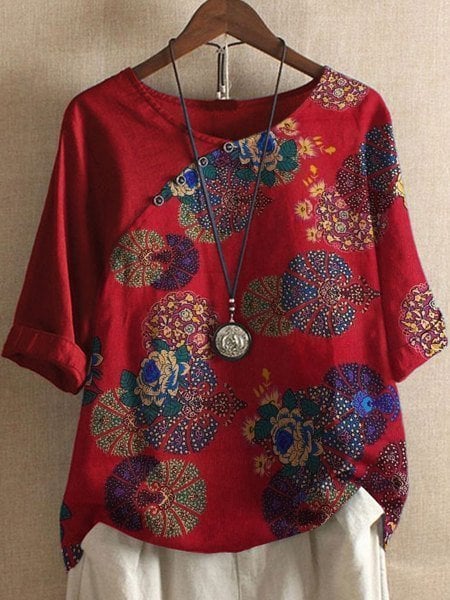 Effortless Floral Blouse for Summer
