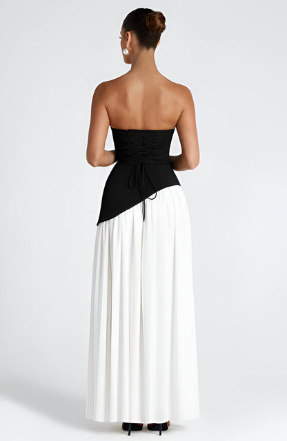 Bold Asymmetric Maxi Dress