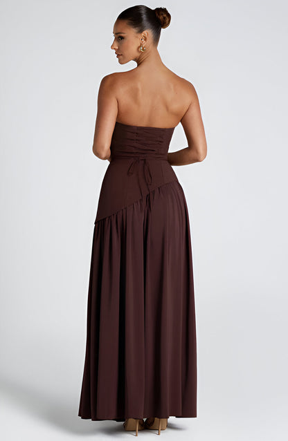 Bold Asymmetric Maxi Dress