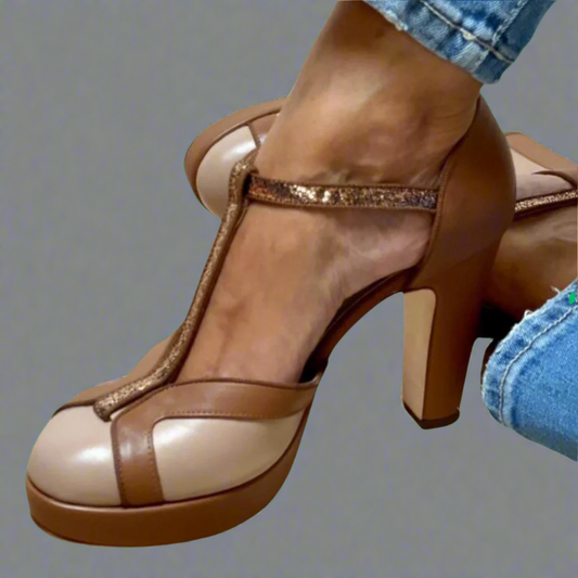 Elegant Pain-Free Heeled Sandals