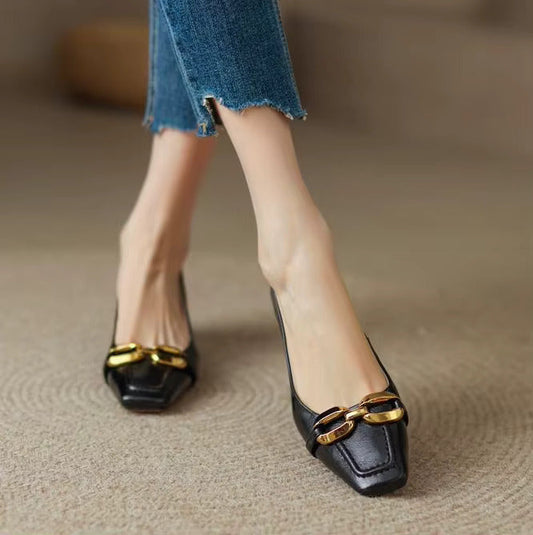 Elegant Patchwork Sandals