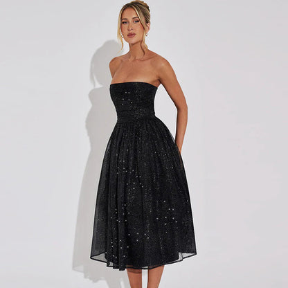 Sparkle Midi Dress for Glamorous Occasions