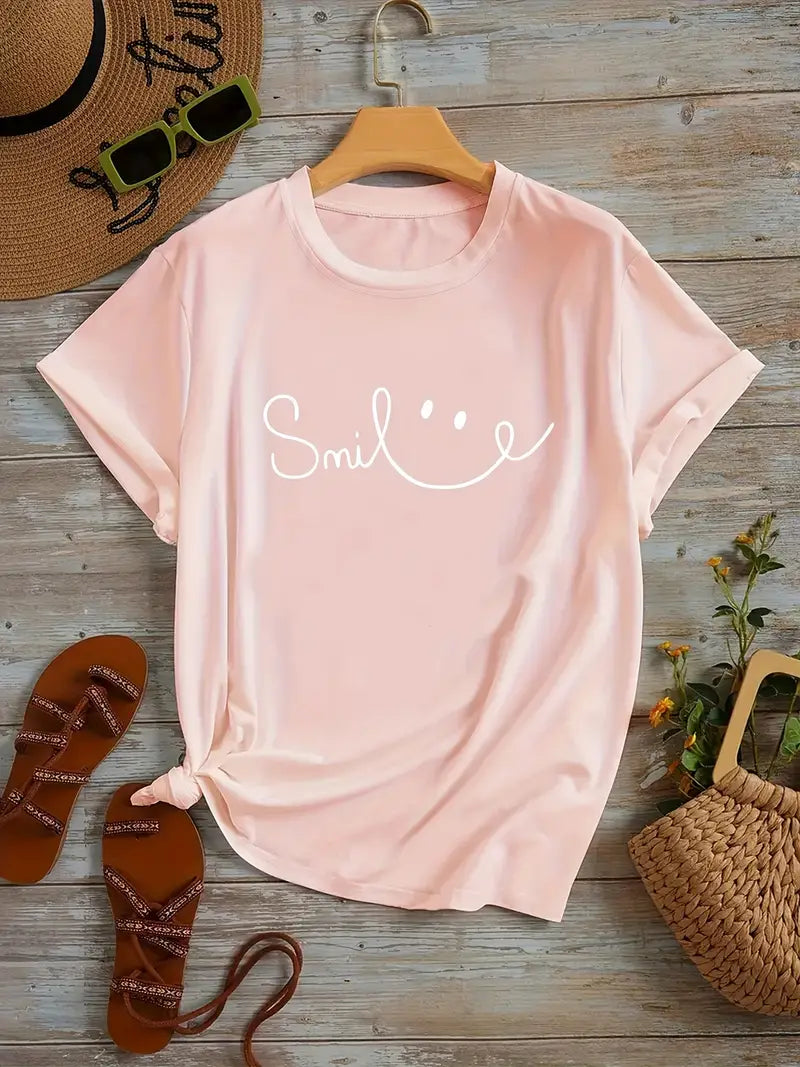 Effortless Chic Smile Tee