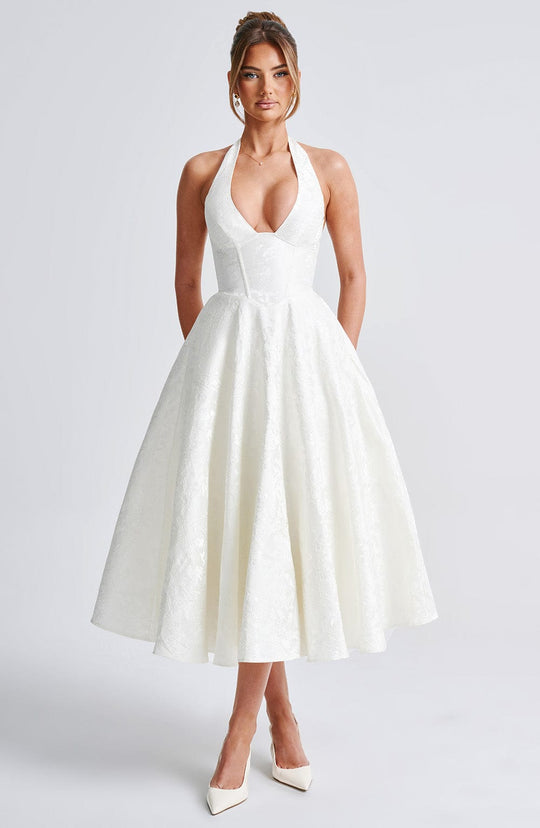Effortless Romantic Midi Dress