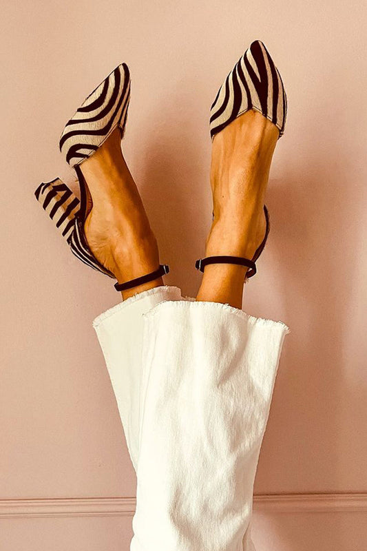 Zebra Print Sandals for Bold Style