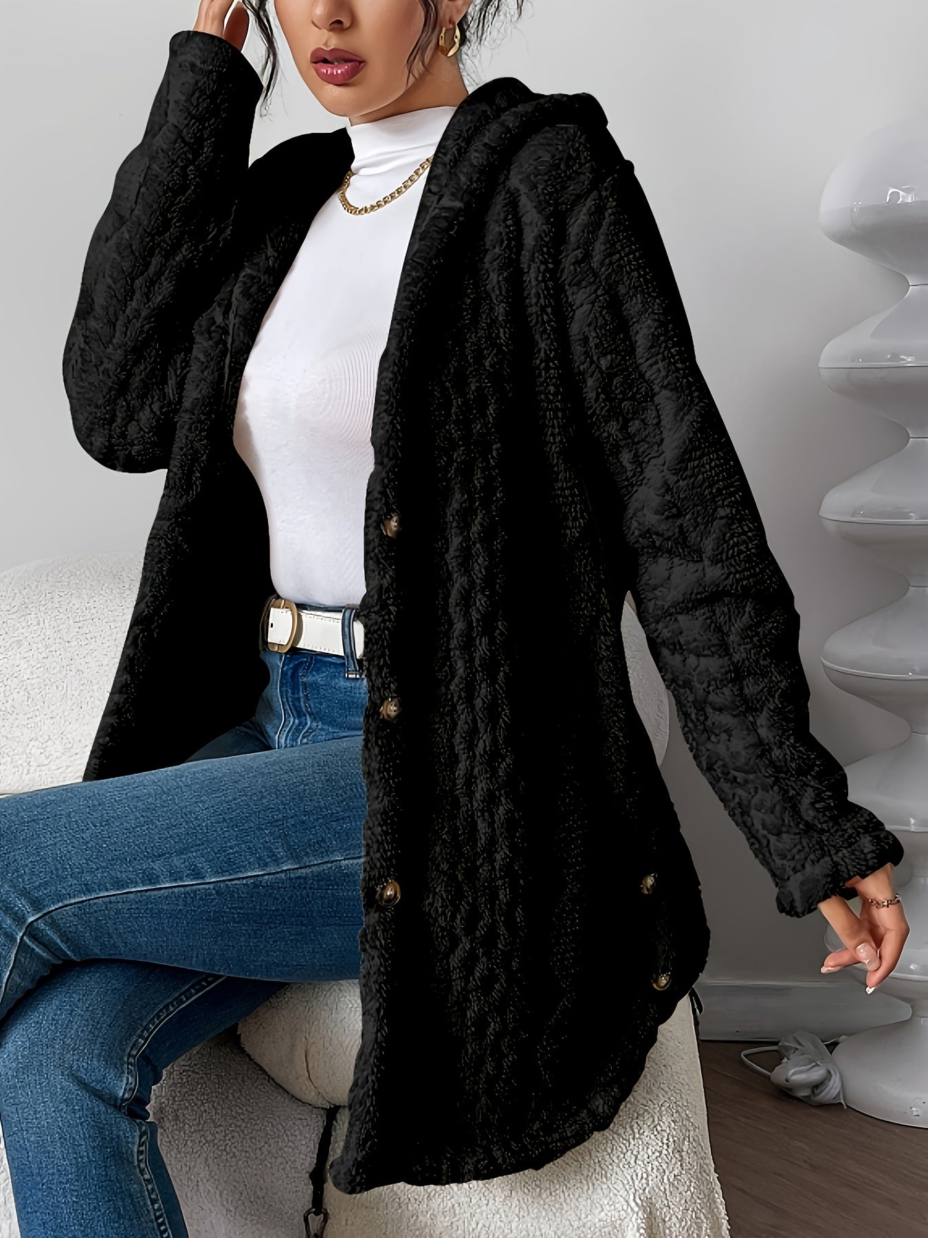 Cozy-Fleece Cardigan