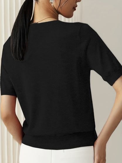 Flattering Cashmere-Blend Sweater