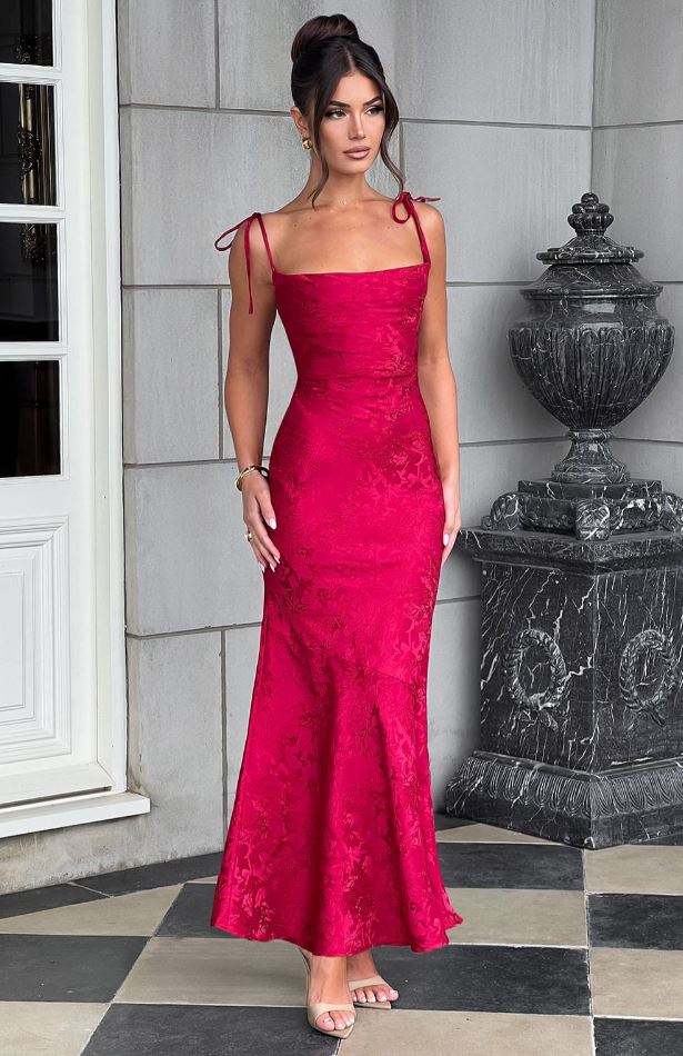 Sensual Floral Maxi Dress