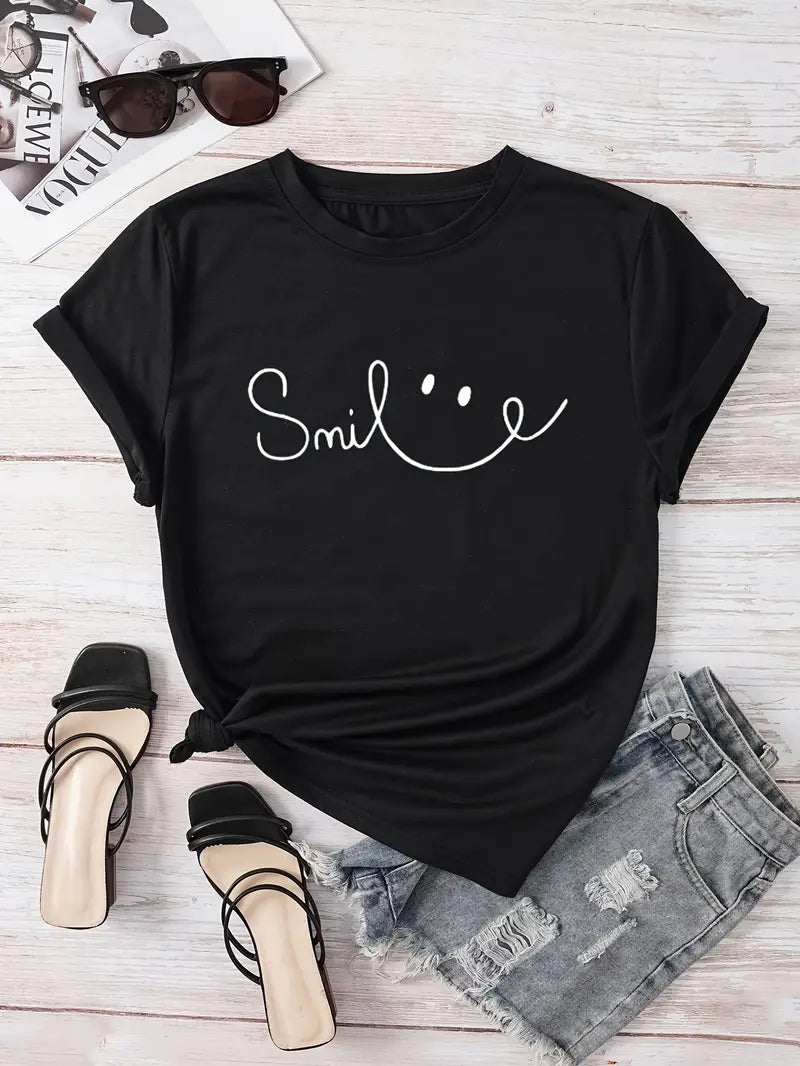 Effortless Chic Smile Tee