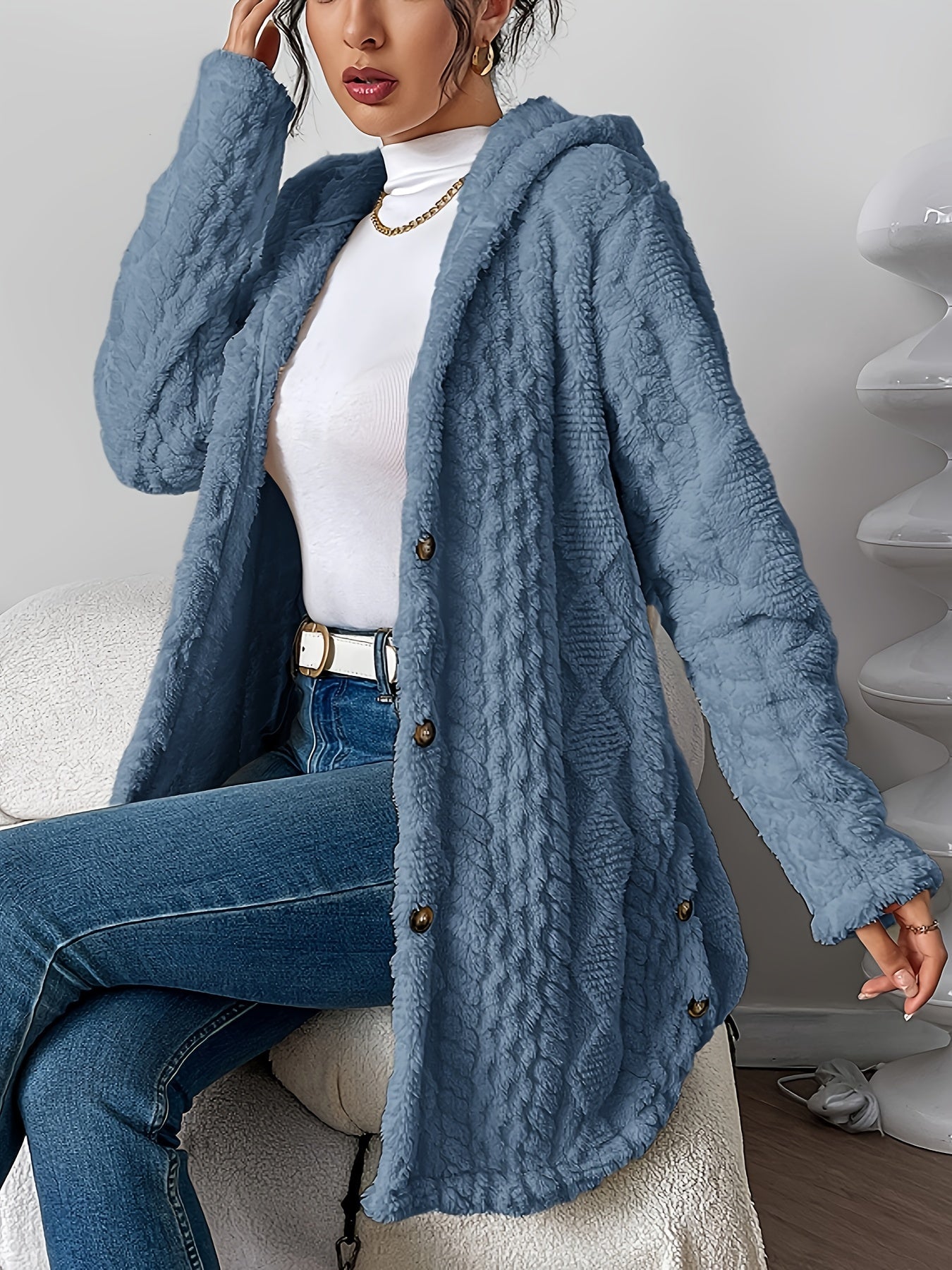Cozy-Fleece Cardigan