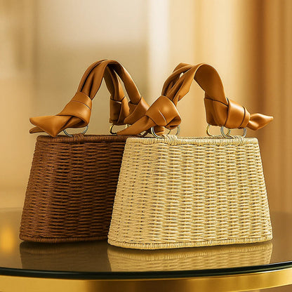 Roomy Silk-Lined Tote