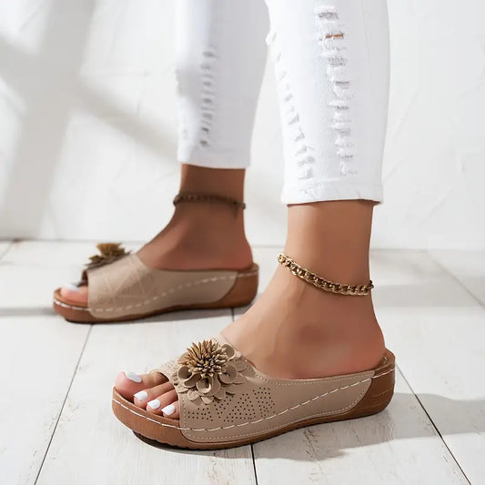 All-Day Floral Comfort Sandals