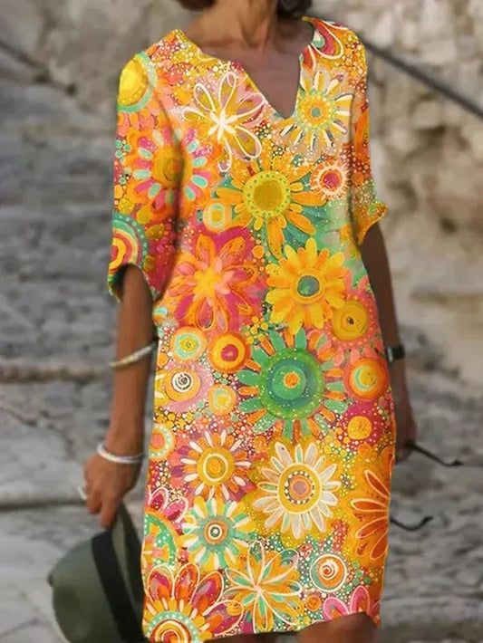 Cooling Floral Dress