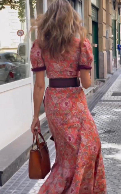 Effortless Elegance Pink Maxi Dress