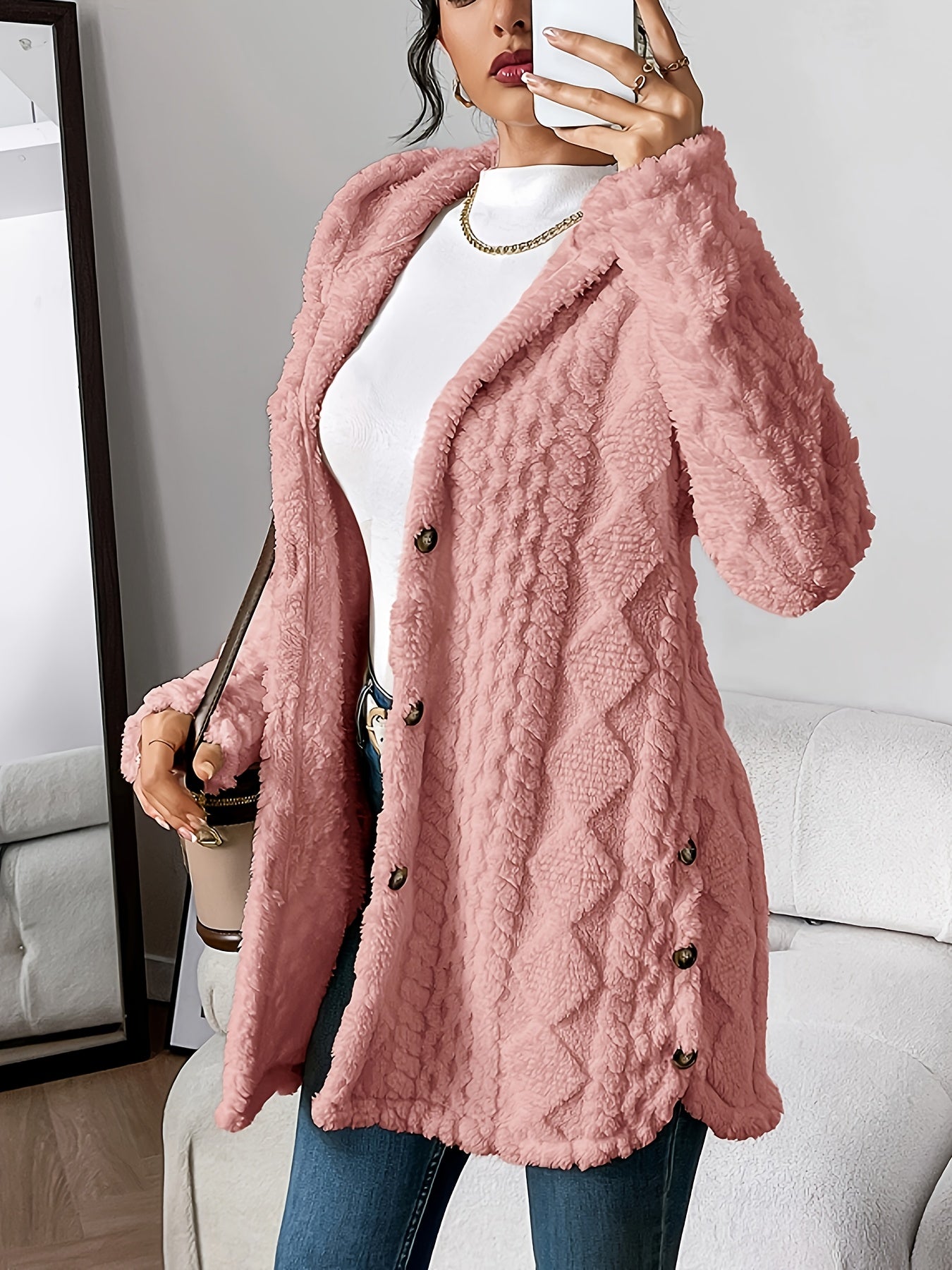 Cozy-Fleece Cardigan