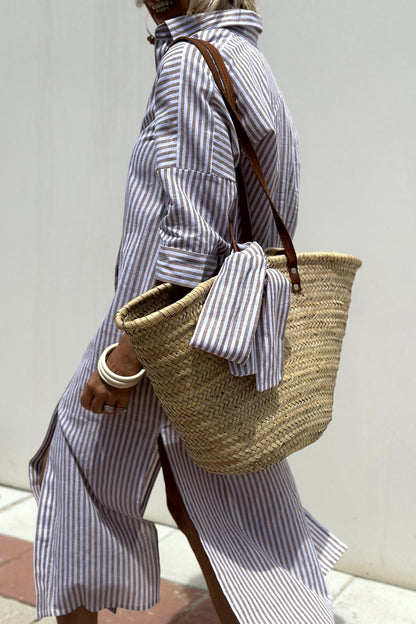 Chic-Comfort Striped Dress