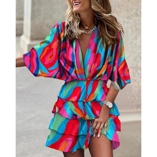 Vibrant Confidence Summer Dress
