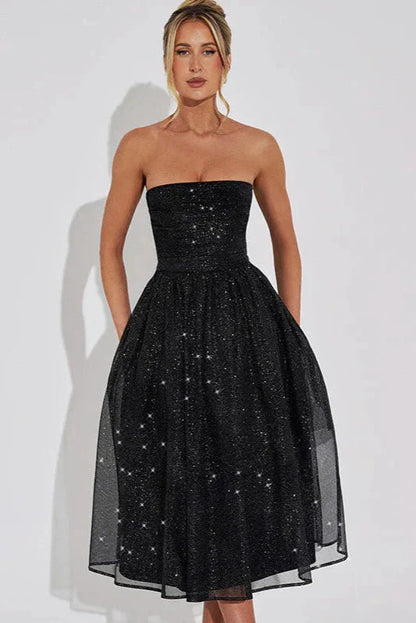 Sparkle Midi Dress for Glamorous Occasions