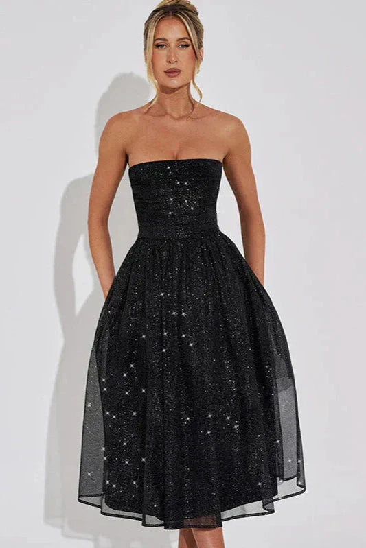 Sparkle Midi Dress for Glamorous Occasions