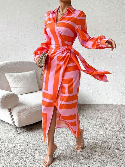 Statement Wrap Dress for Instant Impact
