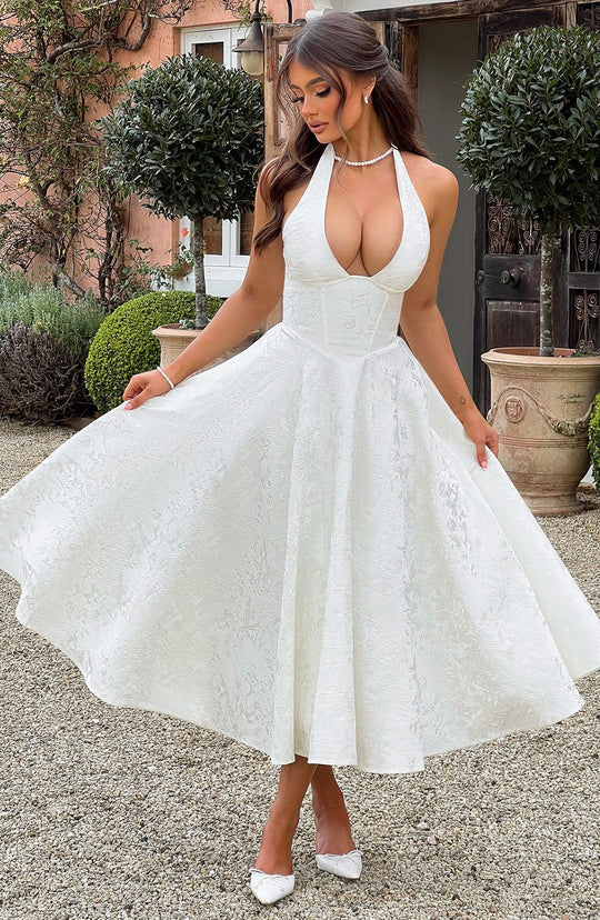 Effortless Romantic Midi Dress