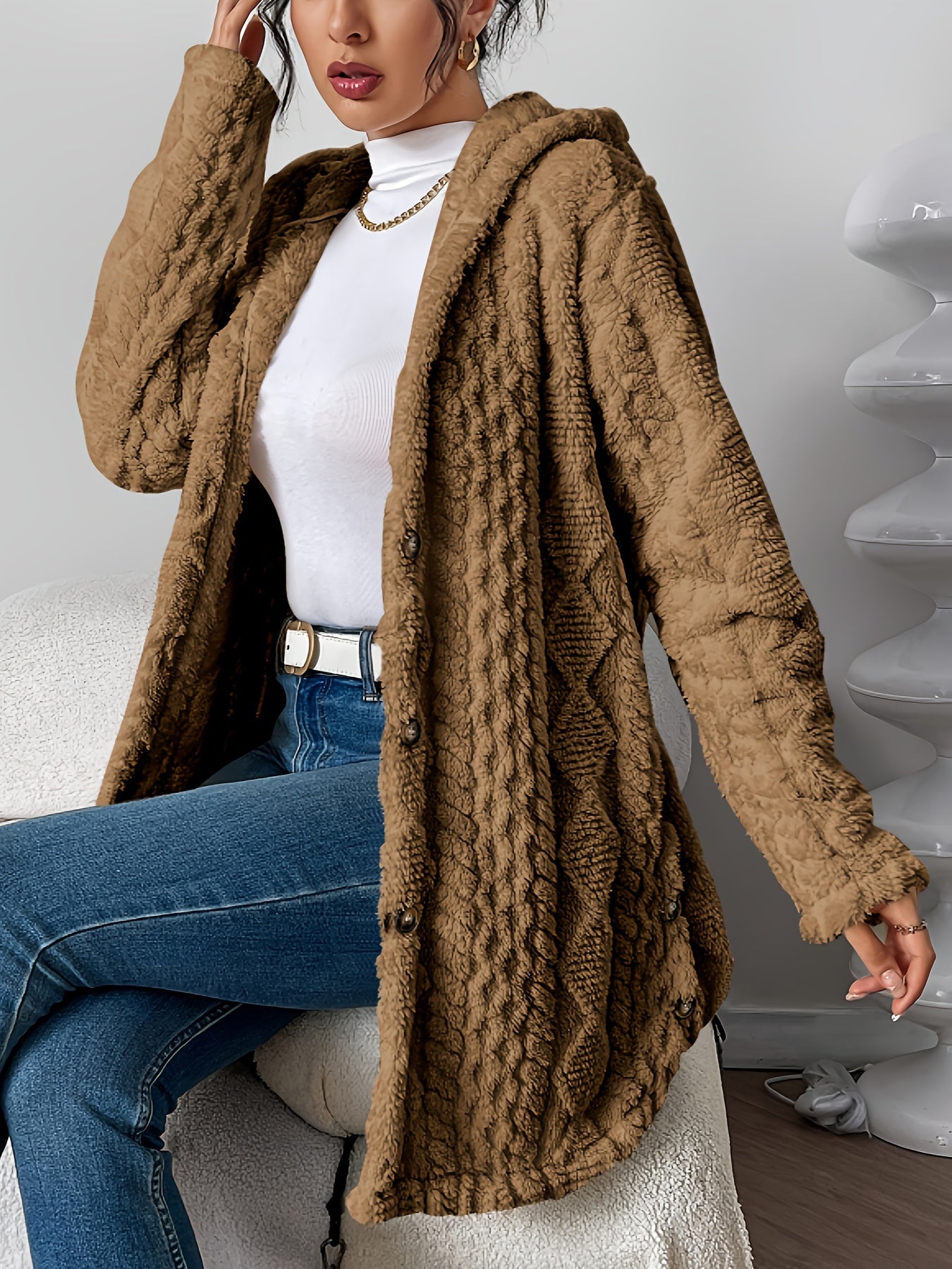 Cozy-Fleece Cardigan