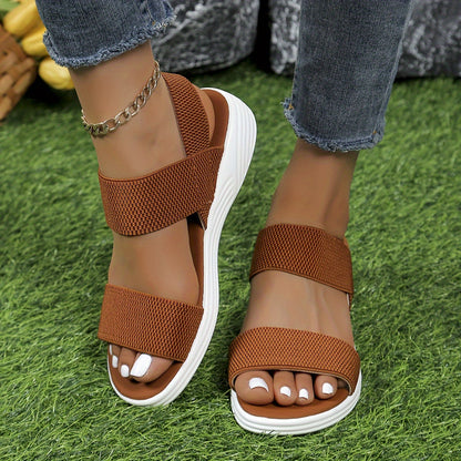 Elegant Comfort Stretch Sandals