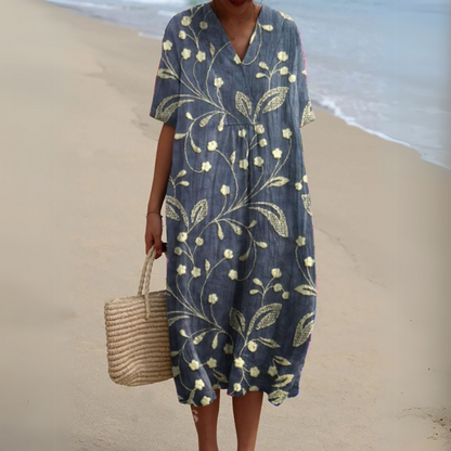 Radiant Floral Summer Dress