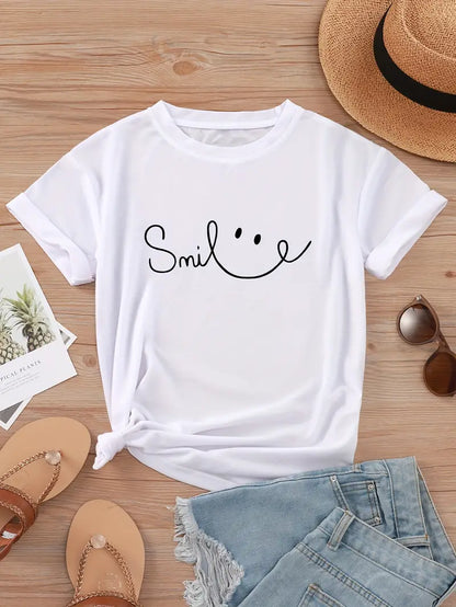 Effortless Chic Smile Tee
