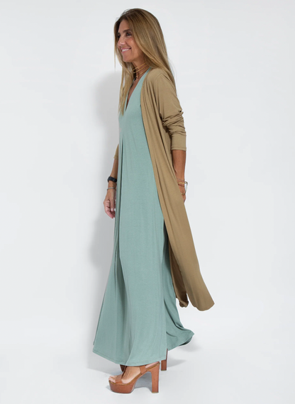 Sculpting Dress & Chic Vest Set