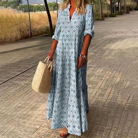 Effortless Boho Elegance Maxi Dress