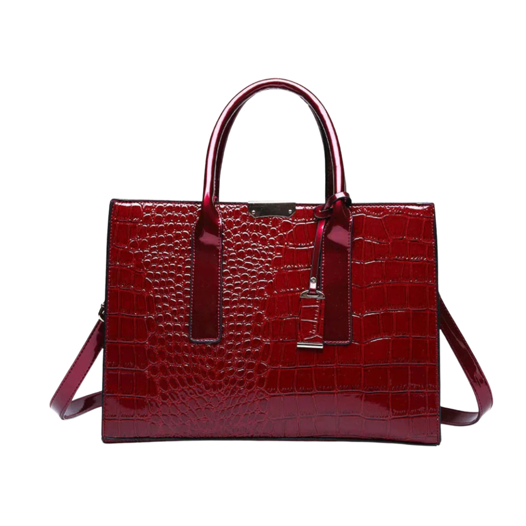 Croc-Embossed Carryall