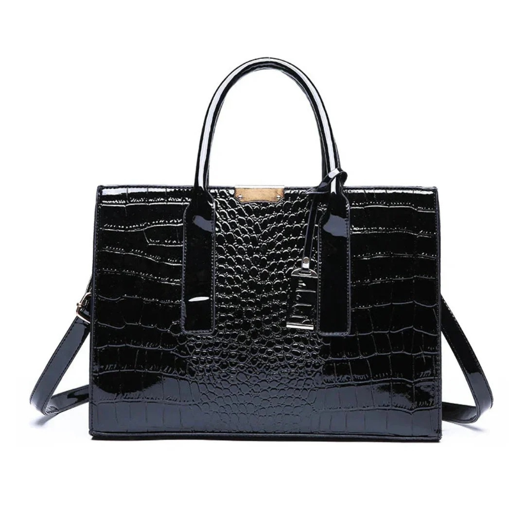 Croc-Embossed Carryall