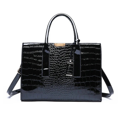 Croc-Embossed Carryall