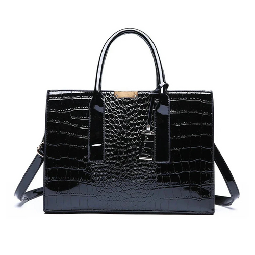 Croc-Embossed Carryall