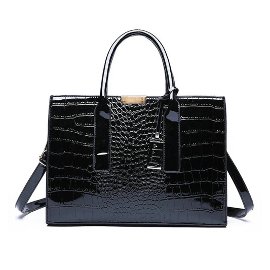 Croc-Embossed Carryall