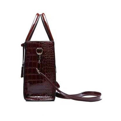 Croc-Embossed Carryall