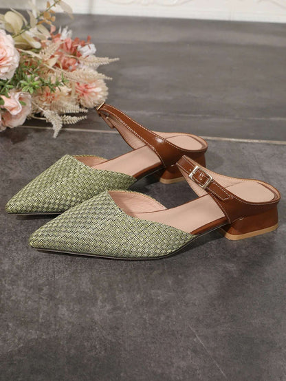 Sage-Glow Mules