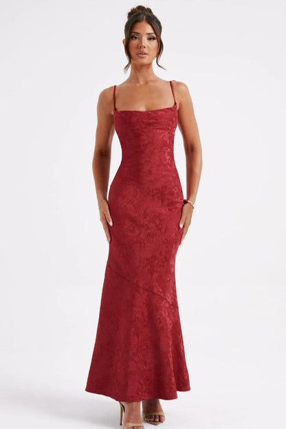 Sensual Floral Maxi Dress