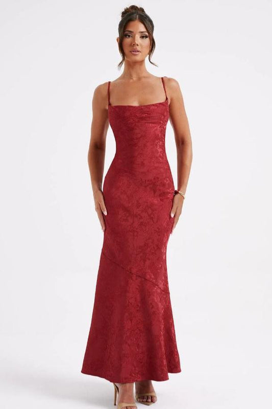 Sensual Floral Maxi Dress